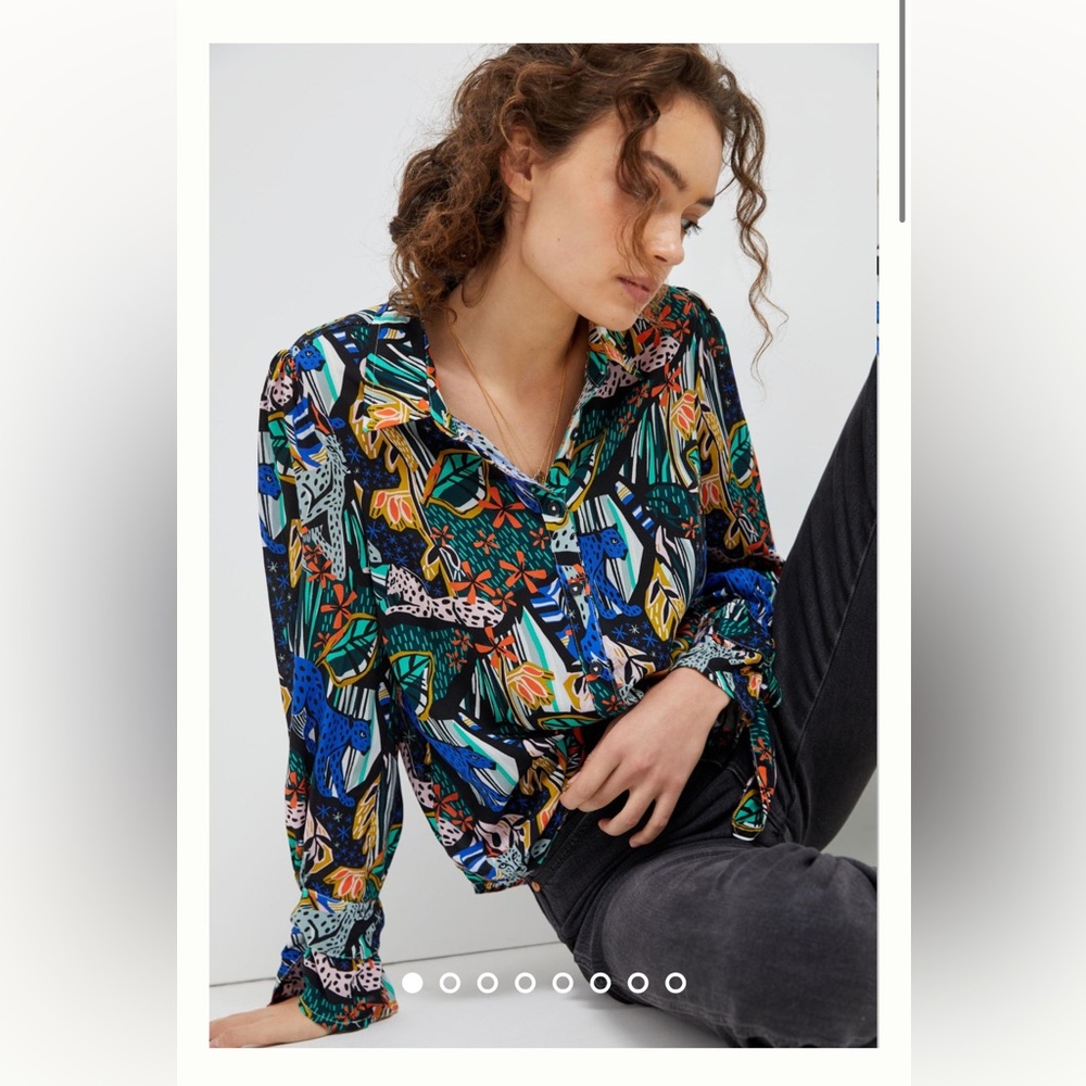 Anthropologie artist button down shirt